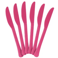 Plastic Knives - Bright Pink (20 PACK)