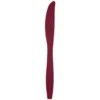 Plastic Knives - Burgundy (24 PACK)