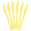 Plastic Knives - Light Yellow (20 PACK)