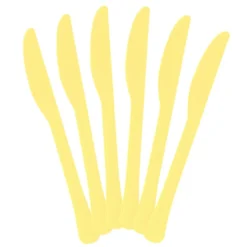 Plastic Knives - Light Yellow (20 PACK)