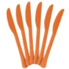 Plastic Knives - Orange (20 PACK)