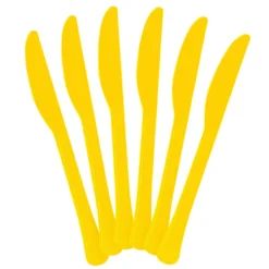 Plastic Knives - Yellow (20 PACK)