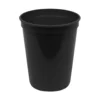 Plastic Stadium Cups - Black 16 oz (25 PACK)