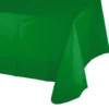 Plastic Table Cover - Festive Green 54" x 108" (EACH)