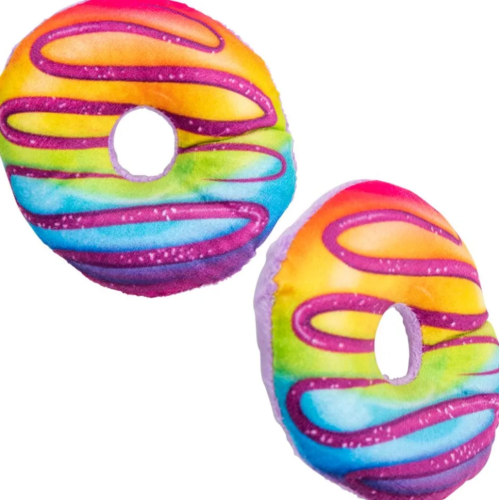 Plush Colorful Donut Assortment 4" (DZ)