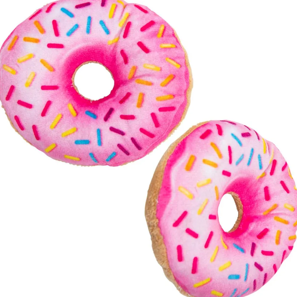 Plush Colorful Donut Assortment 4" (DZ)