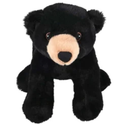 Plush Eco Pounce Pal Black Bear 8" (EACH)