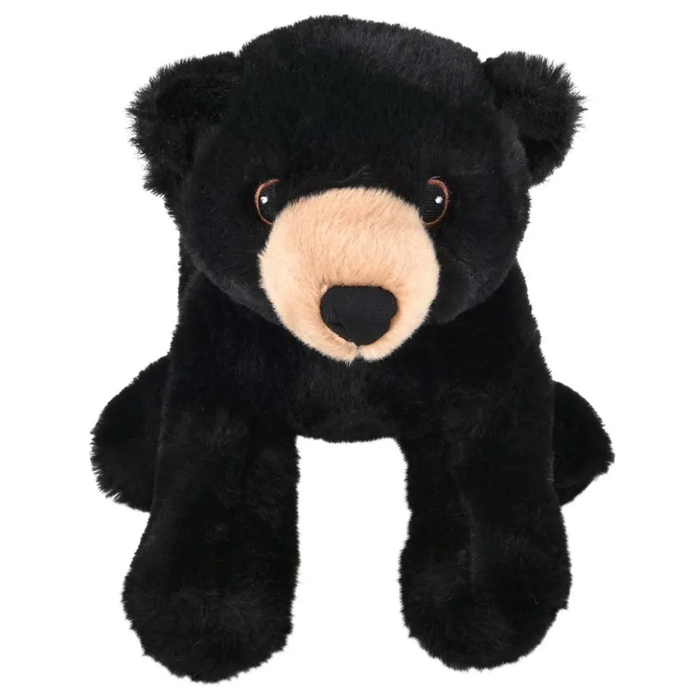 Plush Eco Pounce Pal Black Bear 8" (EACH)