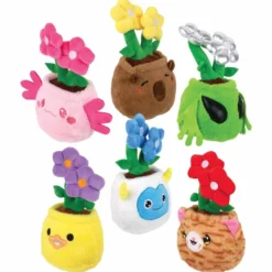 Plush Flower Animal Assorted 10" (EACH)