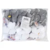 Plush Gray And White Bunny Assortment 4.75" (DZ)