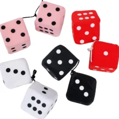 Plush Hanging Dice Assortment 3" (DZ)