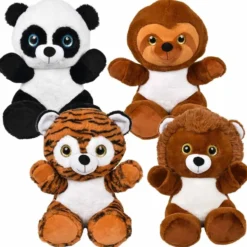 Plush Jungle Animal Assorted 15
