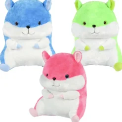 Plush Neon Hamster Assorted 26" (EACH)
