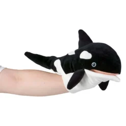 Plush Ocean Safe Orca Puppet 15