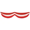 Red & White Fabric Bunting 5'10" (EACH)