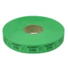 Roll Tickets - Admit One - Green 2000 Roll (EACH)