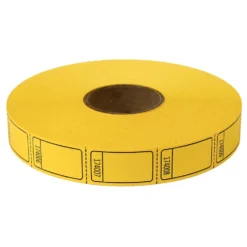 Roll Tickets - Blank - Yellow 2000 Roll (EACH)