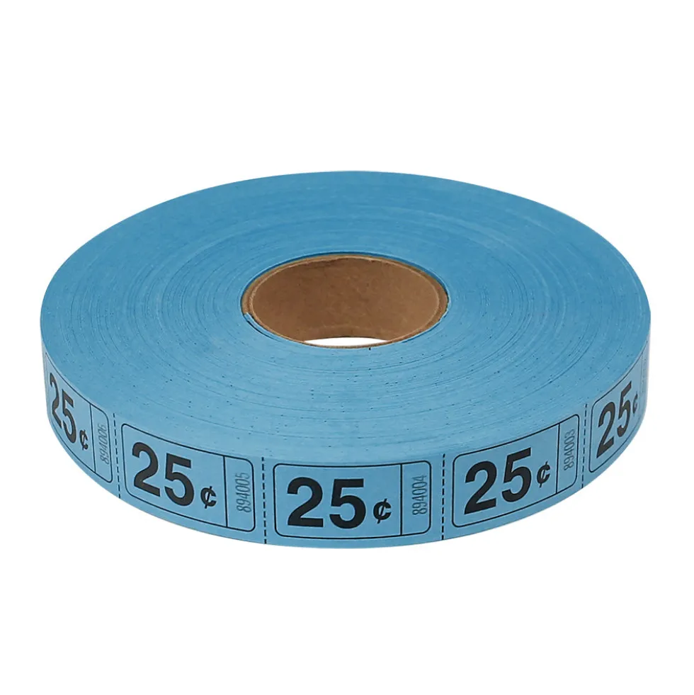 Roll Tickets - 25 Cent - Blue 2000 Roll (EACH)