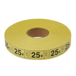 Roll Tickets - 25 Cent - Yellow 2000 Roll (EACH)
