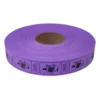 Roll Tickets - Clown - Purple 2000 Roll (EACH)