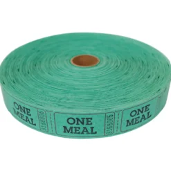 Roll Tickets - Meal - Green 2000 Roll (EACH)
