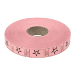 Roll Tickets - Star - Pink 2000 Roll (EACH)