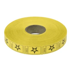 Roll Tickets - Star - Yellow 2000 Roll (EACH)