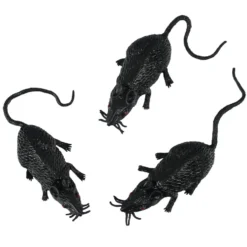 Rubber Mice Assorted 3" (DZ)
