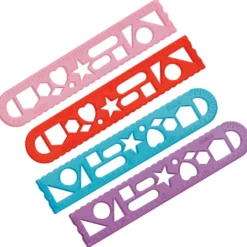 Ruler Stencil Color Assortment 4" (144 PACK)