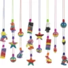 Sand Art Bottle Necklace Assortment 2.5" - 4" (60 PACK)