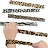 Slap Bracelet Assortment - Animal Print 9.5" (DZ)