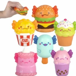 Squish Axolotl Foodie Friend Assortment 3" (DZ)