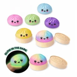 Squishy Glow In The Dark Mystery Dumpling Assorted 3.5