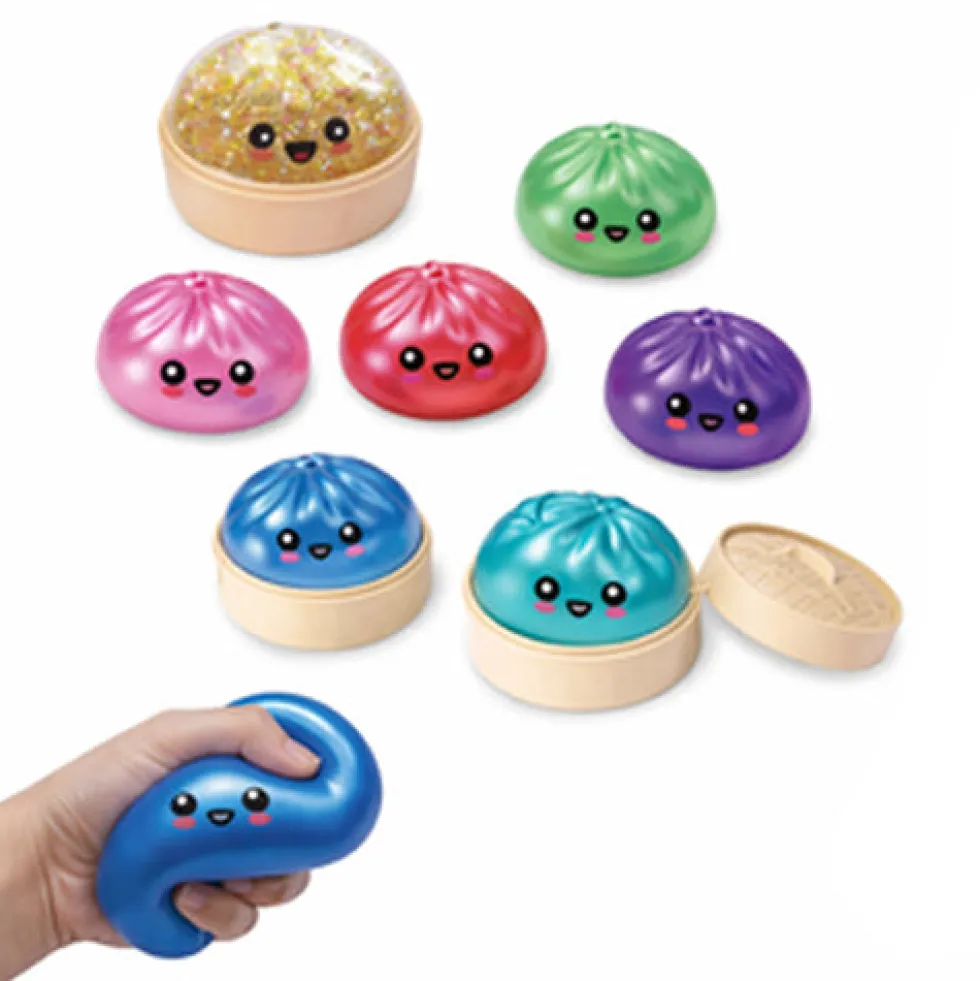 Squishy Metallic Mystery Dumpling Assorted 3.5" (EACH)