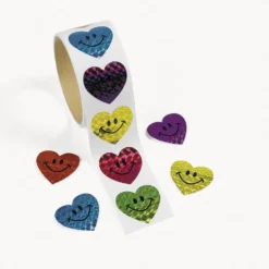 Stickers - Laser Smile 1.25" (100 PACK)