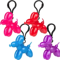 Stretchy Balloon Dog Clip On Assortment (24 PACK)