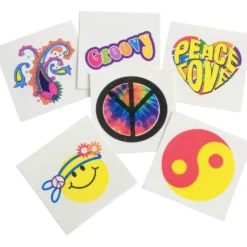 Tattoos - 60's Retro Assortment 1.5" (144 PACK)