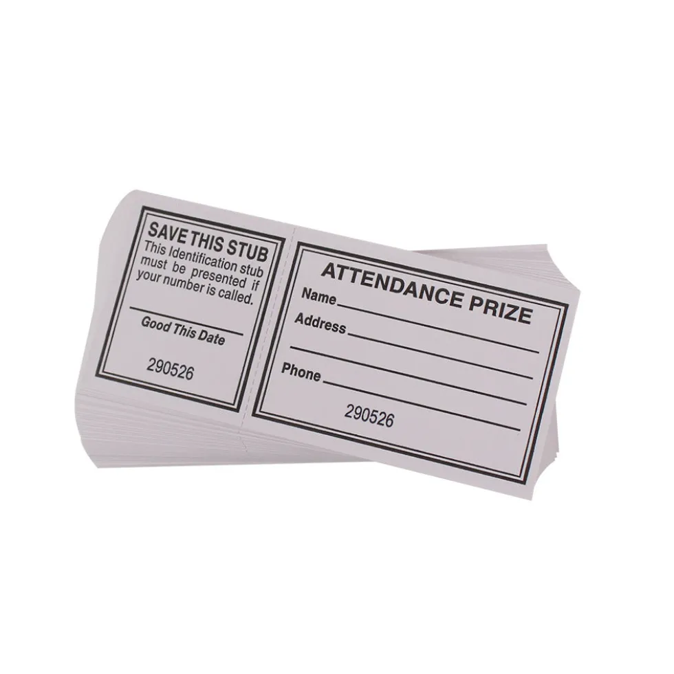 Tickets - Attendance Prize (1000 PACK)