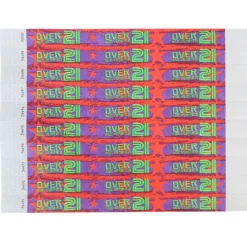 Tyvek Paper Wristbands - Over 21 3/4" (500 PACK)