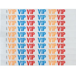 Tyvek Paper Wristbands - VIP 3/4" (500 PACK)