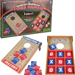 Wooden 2 In 1 Toss Game 20.5" (EACH)